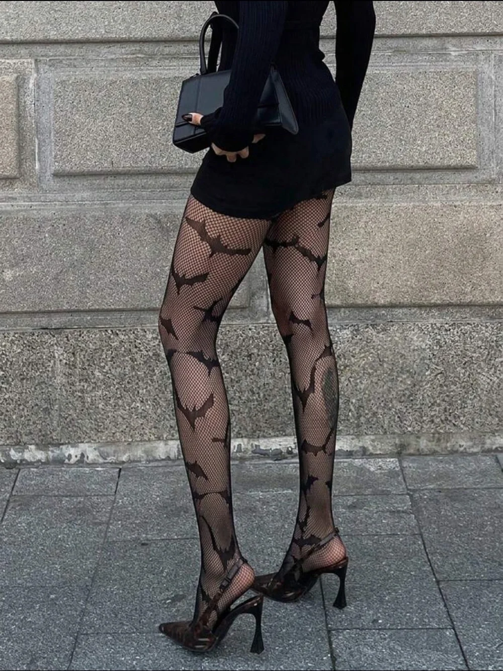 N/A sheer fishnet